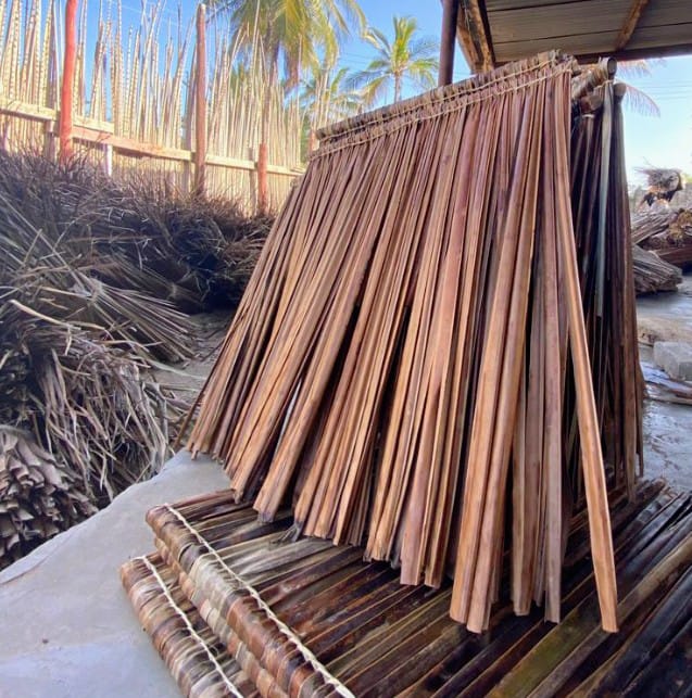 Commercial resort makuti roofing project