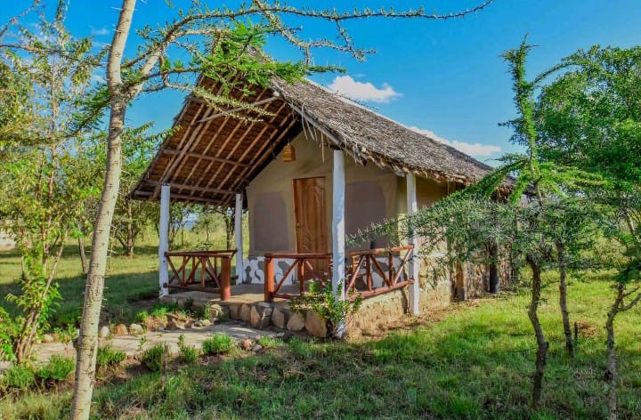 Traditional makuti roof construction process