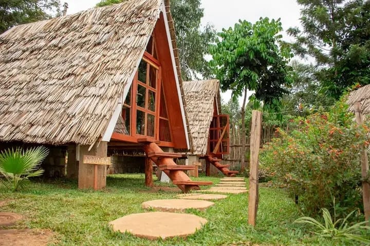 Commercial resort makuti roofing project