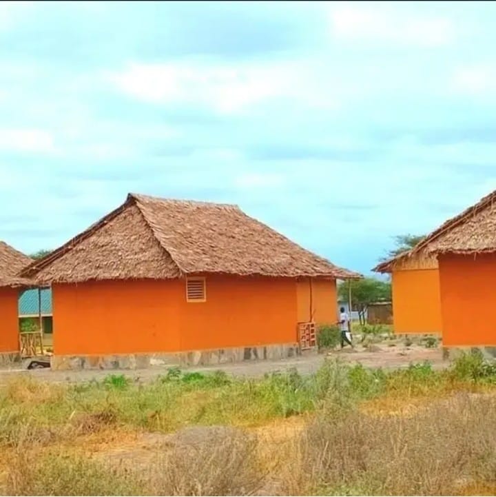 Traditional makuti roof construction process