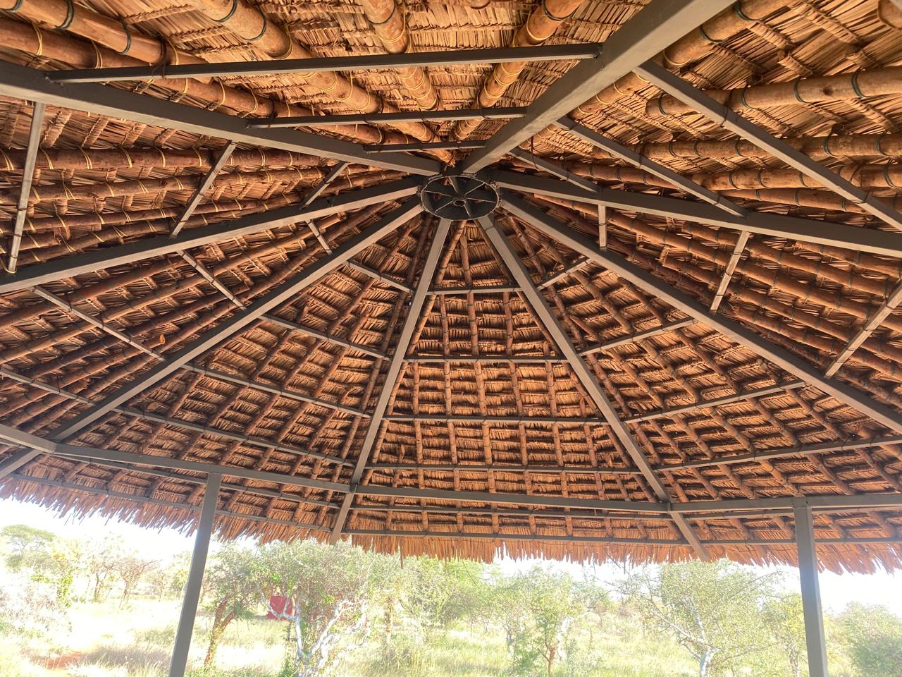 Commercial resort makuti roofing project